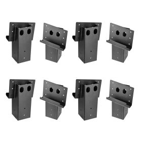 VEVOR Deer Blind Brackets, Outdoor 3.6x3.6 Platform Bracket, Fit 3.5x3.5 In / 88.9x88.9 mm Lumber (Quantity/Size: 8 pcs/3.5x3.5 inch)